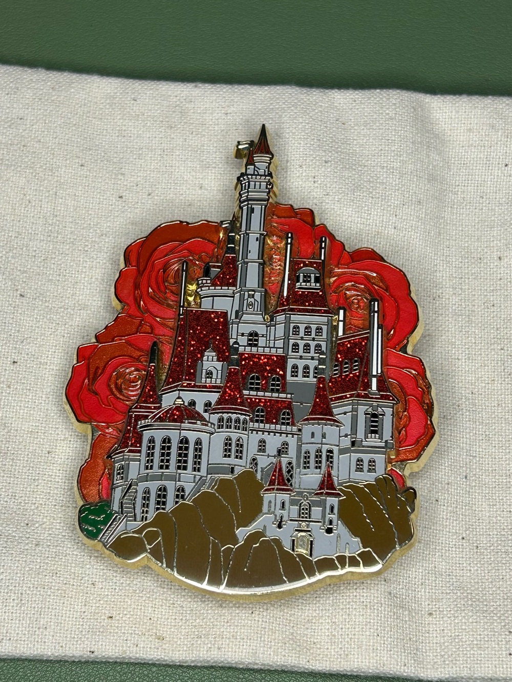 Beauty and the Beast Castle Pin